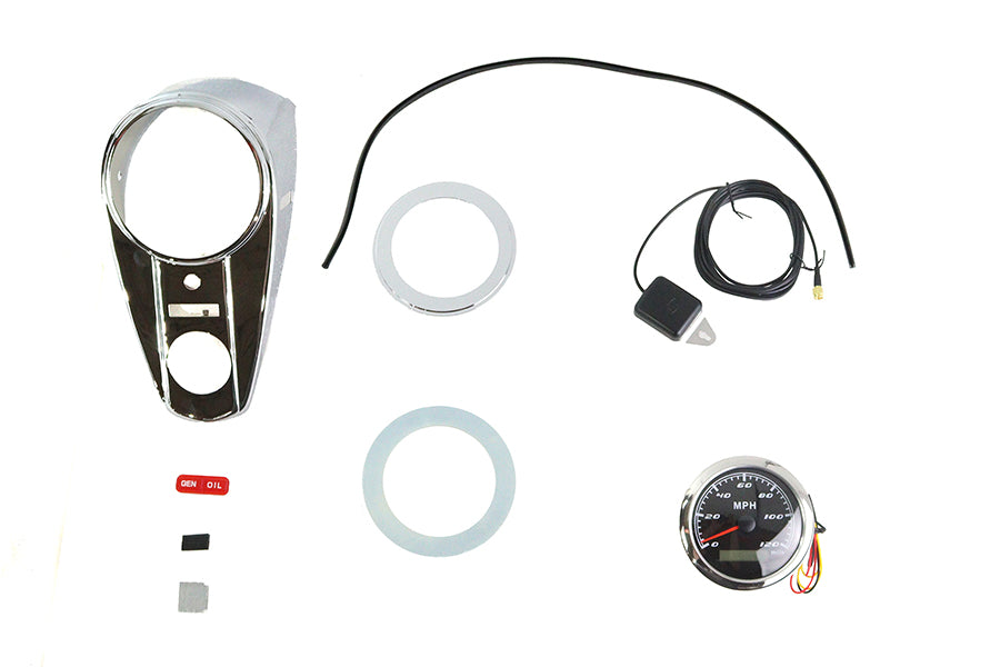 HARLEY 85mm GPS Speedometer Kit Fits 1947-1955 FL,