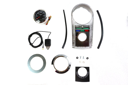 ハーレー 85mm GPSスピードメーターキット クローム 1968-1984 FL、1980-1986 FXWG、1984-1990 FXST、198