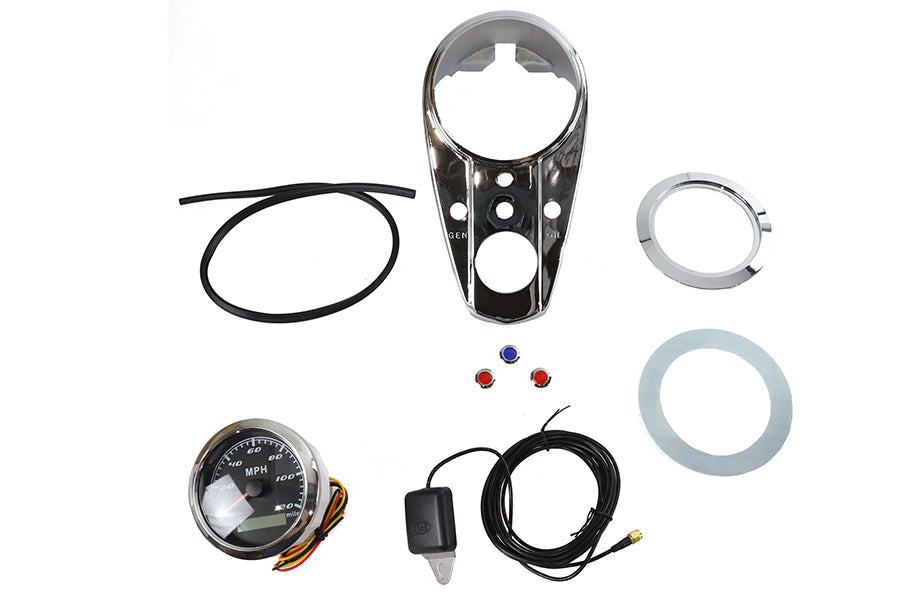 HARLEY 85mm GPS-Tachometer-Kit passend für 1956-1967 FL,