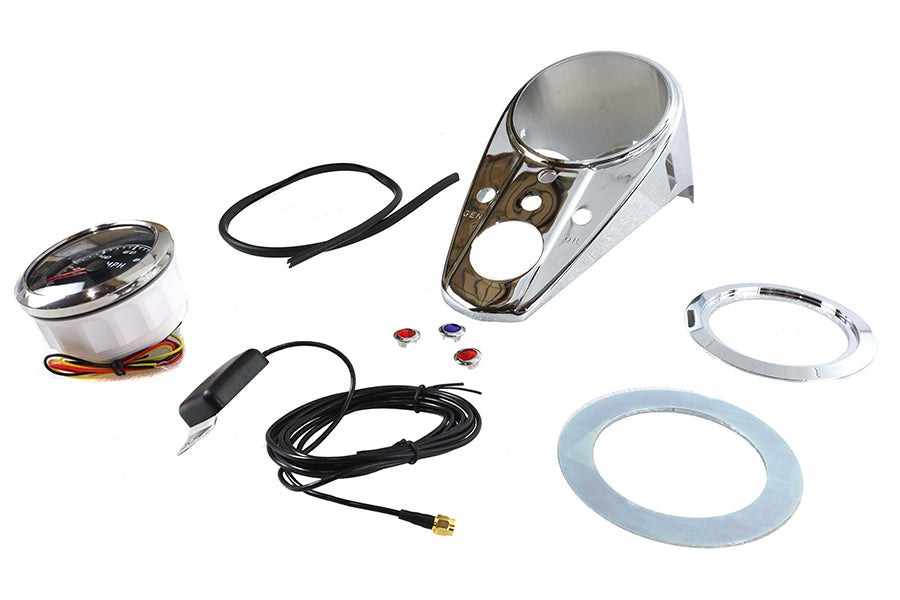 HARLEY 85mm GPS-Tachometer-Kit passend für 1956-1967 FL,