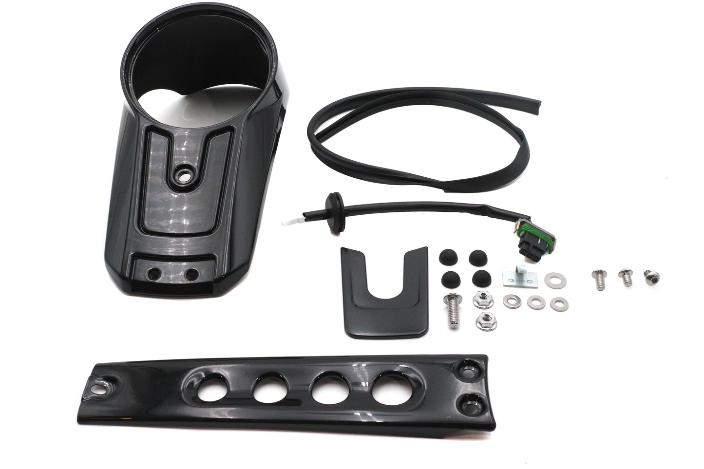 HARLEY Dash Panel Kit Black Fits 2018-UP FLDE,   2018-UP FLHC,   2018-UP FLHCS,   2018-UP FLSL,