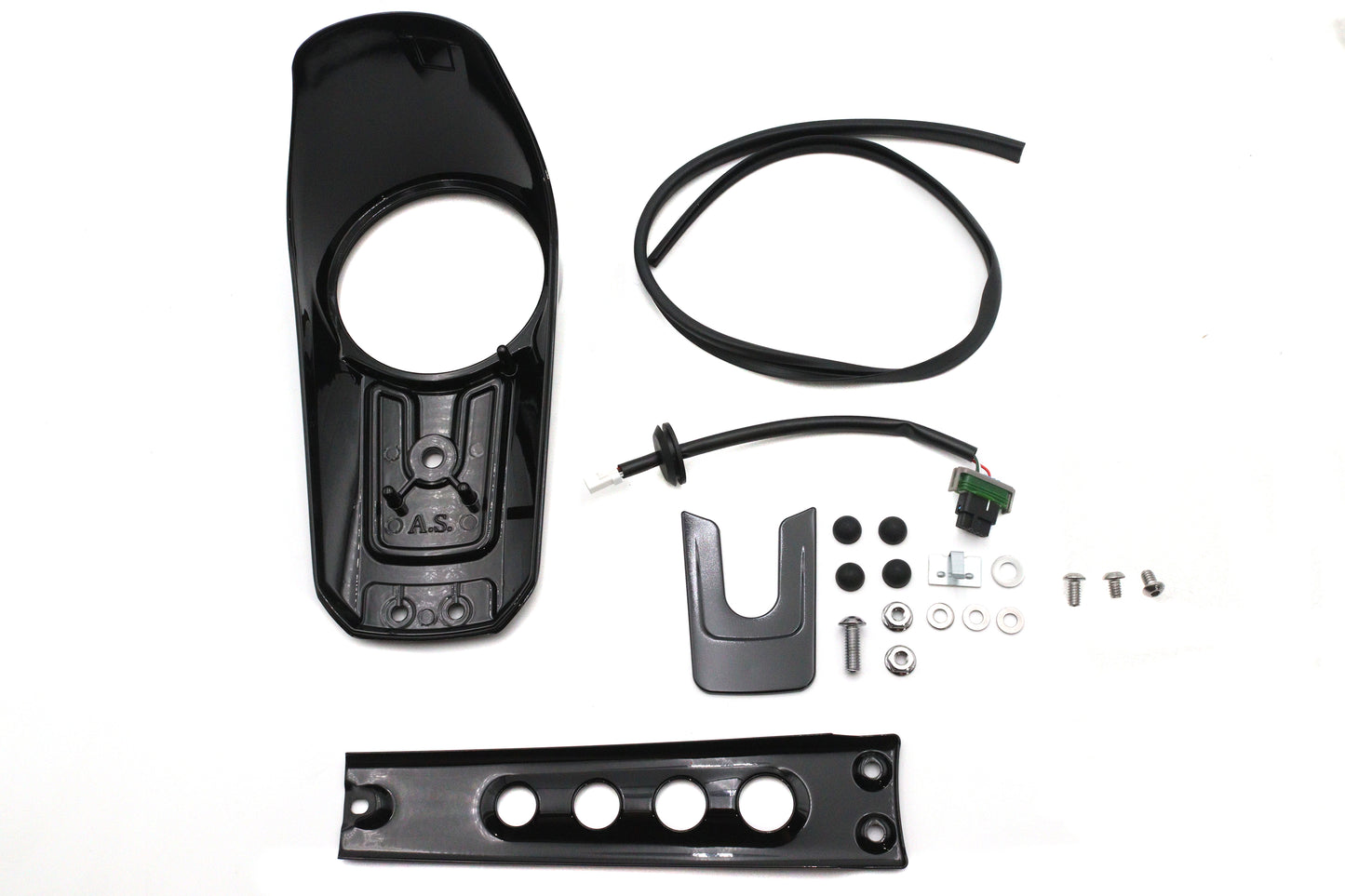 HARLEY Dash Panel Kit Black Fits 2018-UP FLDE,   2018-UP FLHC,   2018-UP FLHCS,   2018-UP FLSL,