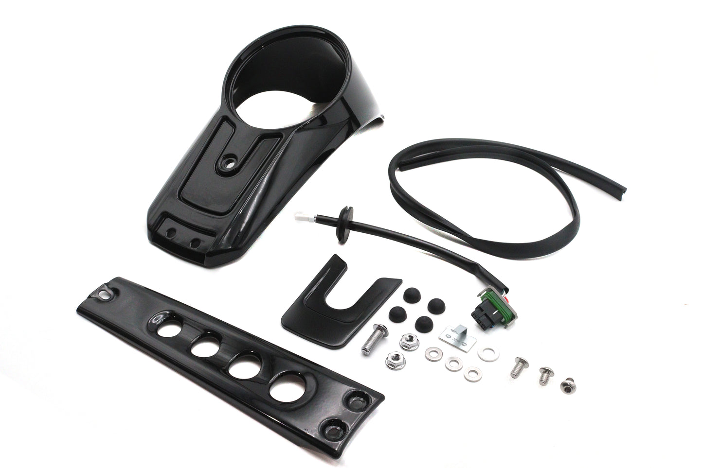 HARLEY Dash Panel Kit Black Fits 2018-UP FLDE,   2018-UP FLHC,   2018-UP FLHCS,   2018-UP FLSL,
