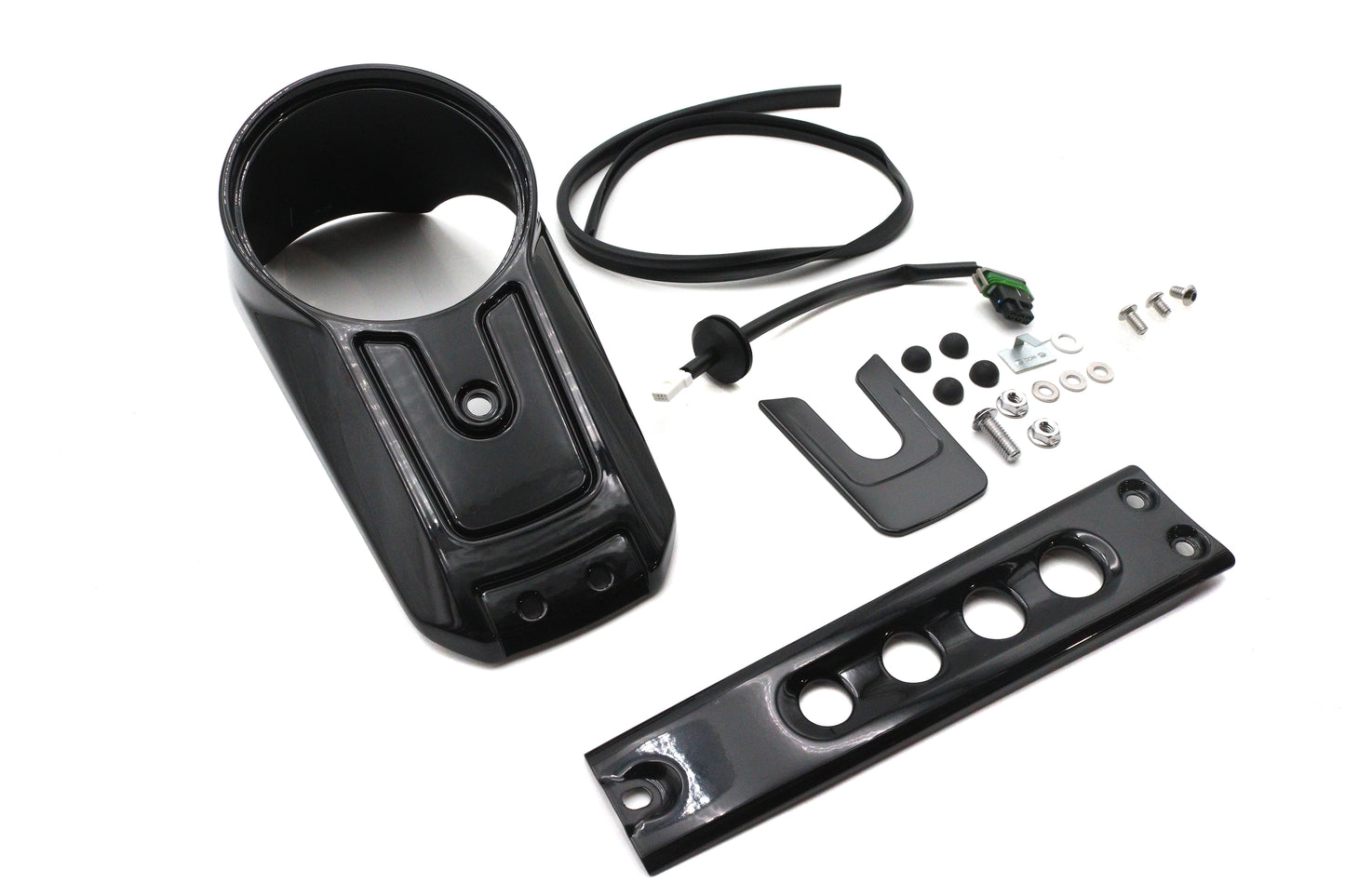 HARLEY Dash Panel Kit Black Fits 2018-UP FLDE,   2018-UP FLHC,   2018-UP FLHCS,   2018-UP FLSL,