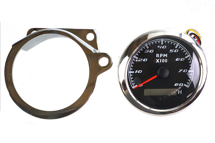 HARLEY 85mm Tachometer-Kit passend für 1965-1972 XL, 1960-1971 FL,