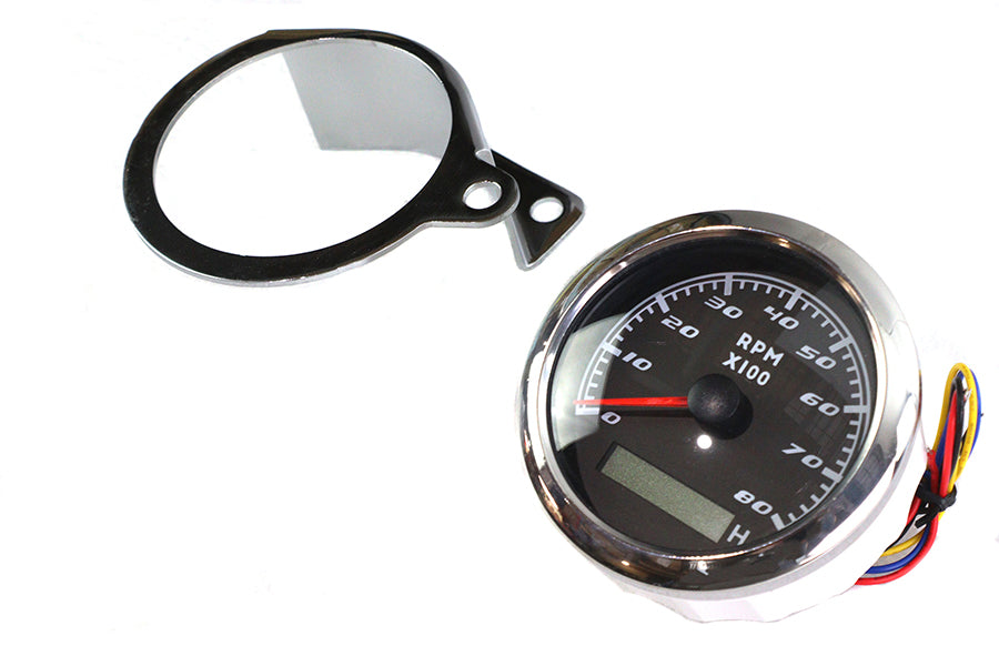 HARLEY 85mm Tachometer-Kit passend für 1965-1972 XL, 1960-1971 FL,