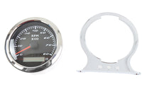HARLEY 85mm Elektrischer Drehzahlmesser-Kit, passend für XL ab Baujahr 1988, FXD 1991-2007, FXR 1988-1994,