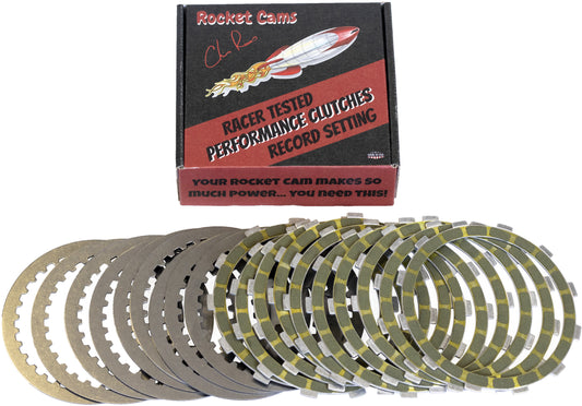 HARLEY ROCKET PERFORMANCE GARAGE LLC PERFORMANCE CLUTCH KIT TWIN CAM/BT 98-17 EX M8  41-4002