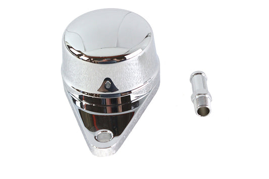 HARLEY Billet Crankcase Breather Chrome Fits 0-  Custom, application on Big Twin models 0-  Custom,