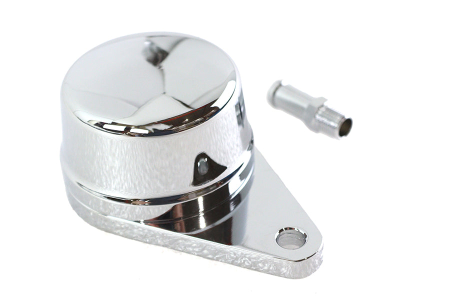 HARLEY Billet-Kurbelgehäuseentlüftung Chrom Passt 0- Custom, Anwendung bei Big Twin Modellen 0- Custom,