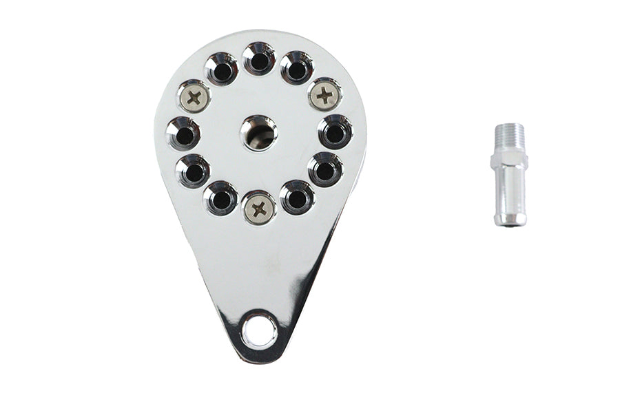 HARLEY Billet-Kurbelgehäuseentlüftung Chrom Passt 0- Custom, Anwendung bei Big Twin Modellen 0- Custom,