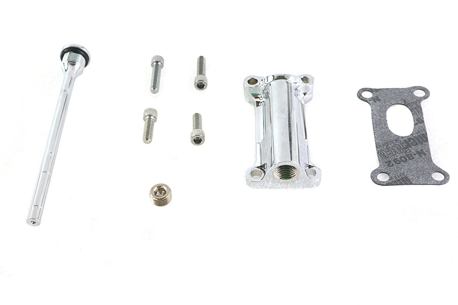HARLEY Radium Chrom Öleinfüllkit passend für 1993-1998 FLT, 1993-1998 FLHT,
