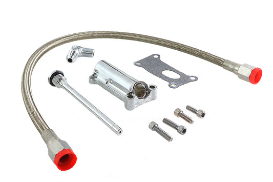 HARLEY Radium Chrome Oil Filler Kit fits 2002-2006 FLHT,   2002-2006 FLHR,   2002-2006 FLHX,   2002-2006 FLTR,