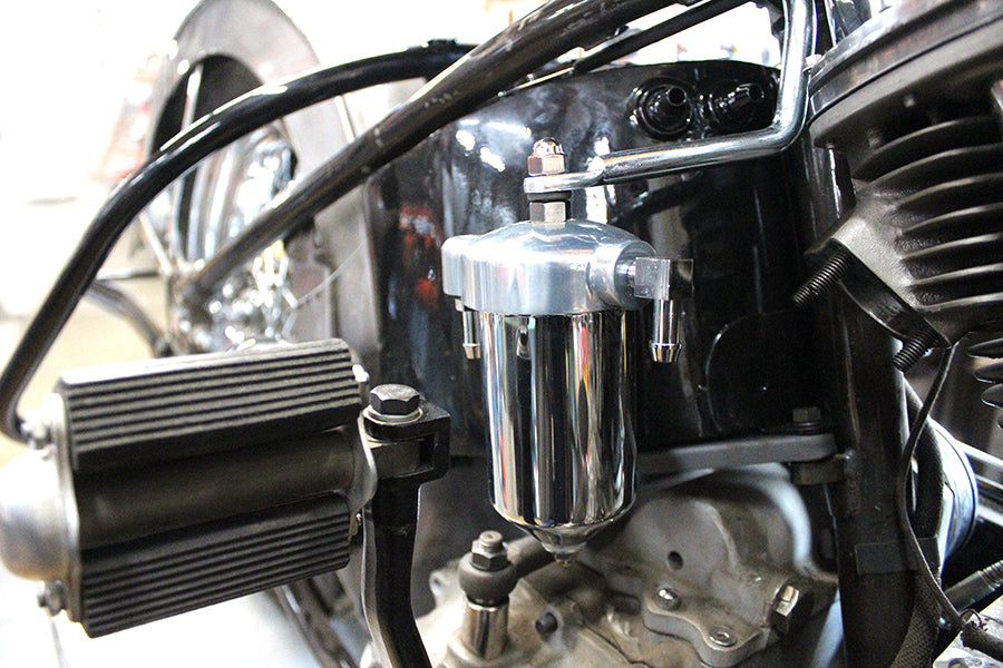 HARLEY Ölfilterbaugruppe passend für FL Modelle von 1948–1964,