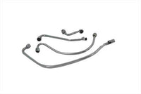 HARLEY Chrom Ölleitungssatz Passend für 1941-1957 FL, 1936-1940 EL,