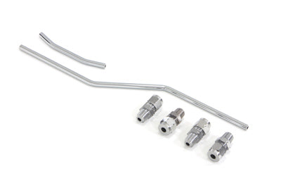 HARLEY Chrom-Ölleitungssatz Passend für 1966-1984 FL, 1971-1984 FX, 1979-1983 FLT, 1982-1983 FXR,