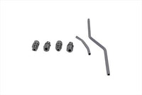 HARLEY Rocker Box Oil Line Set Chrome fits 1966-1984 FL,   1971-1984 FX,   1979-1983 FLT,   1982-1983 FXR,