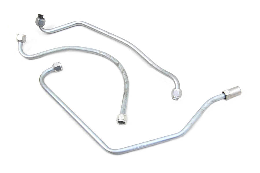 HARLEY Ölleitungssatz Zicad-beschichtet passend für 1949-1957 FL,