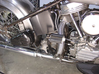 HARLEY Stahl-Ölleitungssatz 3-teilig Chrom Passend für 1949-1957 FL, 1949-1957 FLH,