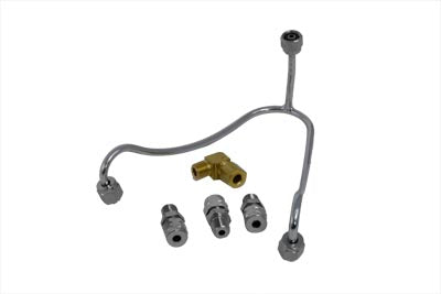 HARLEY Replica 'Y' Oil Line Kit fits 1963-1965 FL,