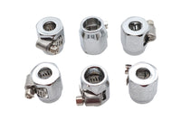 HARLEY Hex Chrome Econo Seal Schlauchendstück Passend für 0- Alle Modelle