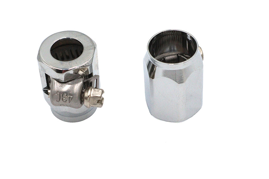 HARLEY Hex Chrom Econo Seal Schlauchendstück passend für 0- individuell, Anwendung für 3/8-Zoll Kraftstoffleitungen"