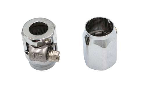 HARLEY Hex Chrome Econo Seal Hose End Fits 0-  Custom, application for 3/8 fuel lines"