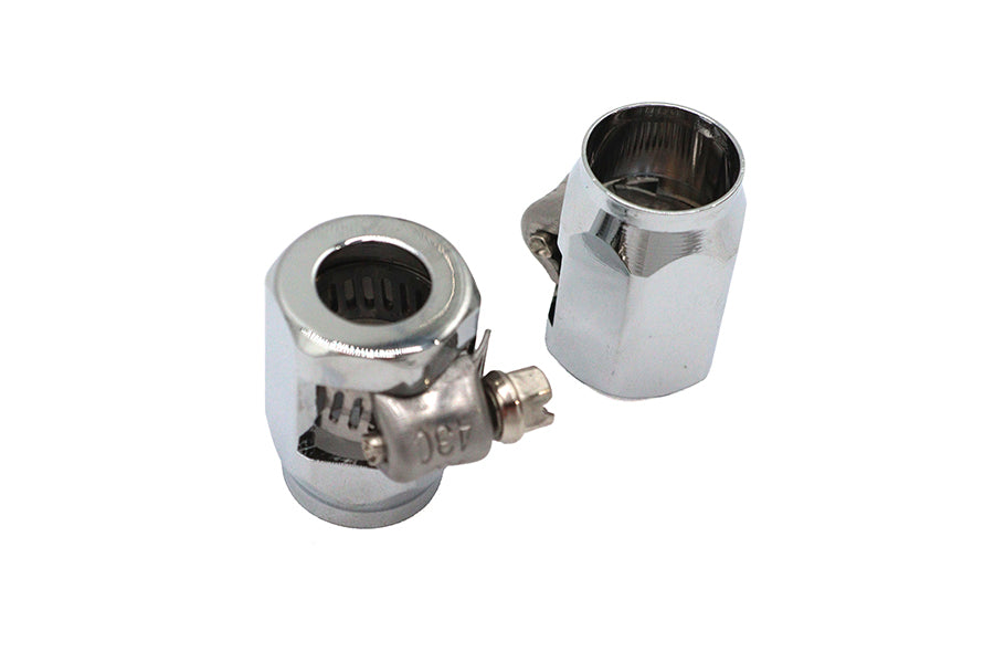 HARLEY Hex Chrom Econo Seal Schlauchendstück passend für 0- individuell, Anwendung für 3/8-Zoll Kraftstoffleitungen"