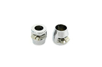 HARLEY Hex Chrom Econo Seal Schlauchenden Set passend für 0-  Custom, Anwendung für 13/16 Zoll Kraftstoffleitung"