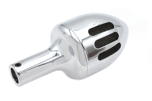 HARLEY Chrome Billet Single Breather Canister Fits 0-  Custom, application for crossover metal tubes