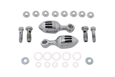 HARLEY Chrom-Acorn-Billet-Kanister-Set passend für 1992-2017 FXST, 1991-UP XL, 1992-2017 FLST, 1992-