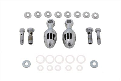 HARLEY Chrom-Acorn-Billet-Kanister-Set passend für 1992-2017 FXST, 1991-UP XL, 1992-2017 FLST, 1992-