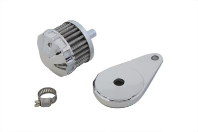 HARLEY Chrome Crankcase Breather Assembly Fits 0-  Custom, application 0-  Custom, application