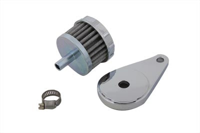 HARLEY Chrome Crankcase Breather Assembly Fits 0-  Custom, application 0-  Custom, application