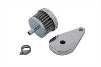 HARLEY Chrome Crankcase Breather Assembly Fits 0-  Custom, application 0-  Custom, application