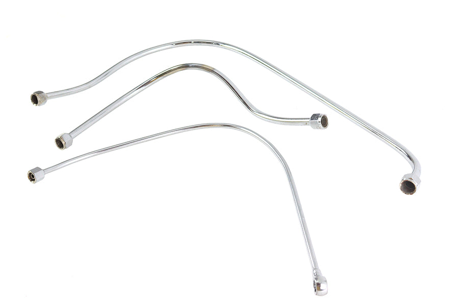 HARLEY Chrom Ölleitungssatz Passt für 1937-1952 WL, 1937-1973 G,