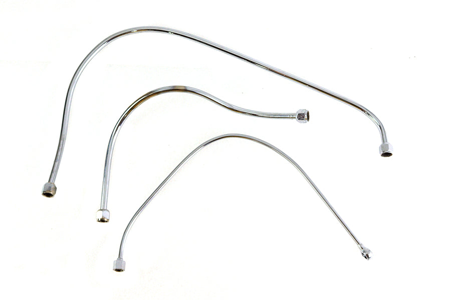HARLEY Chrom Ölleitungssatz Passt für 1937-1952 WL, 1937-1973 G,