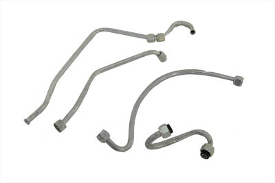 HARLEY Panhead Ölleitungs-Set Zicad passend für 1958-1964 FL,