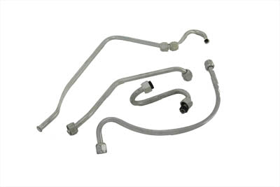 HARLEY Panhead Ölleitungs-Set Zicad passend für 1958-1964 FL,