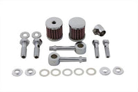 HARLEY Sifton Dual Breather Kit Passend für 1992-2016 FLT, Außer 1995-2001 EFI 1992-2017 FXST, 1992-2017