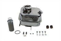 HARLEY Chrom Öltank-Kit Passend für 1965-1980 FL, 1971-1980 FX,