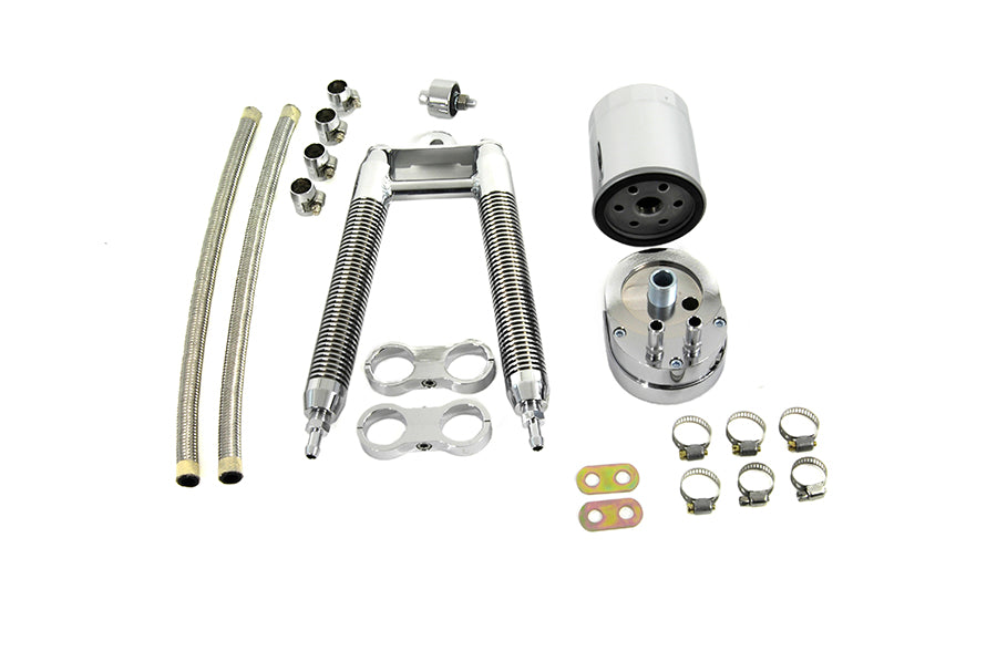 HARLEY Dual-Ölkühler-Kit passend für FLT 1998–2016,