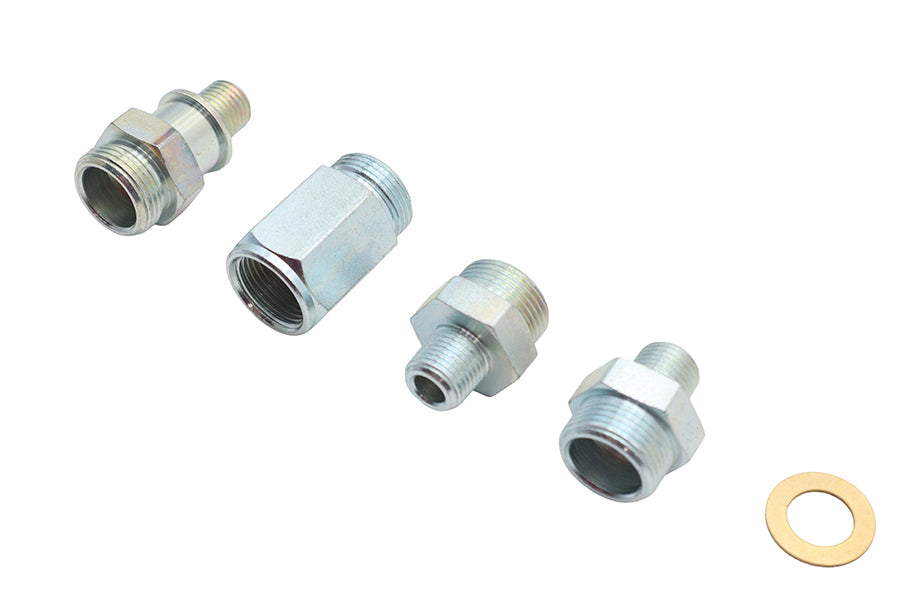 HARLEY Ölleitungs-Fitting-Kit Passend für 1940-1957 FL, Starrrahmen