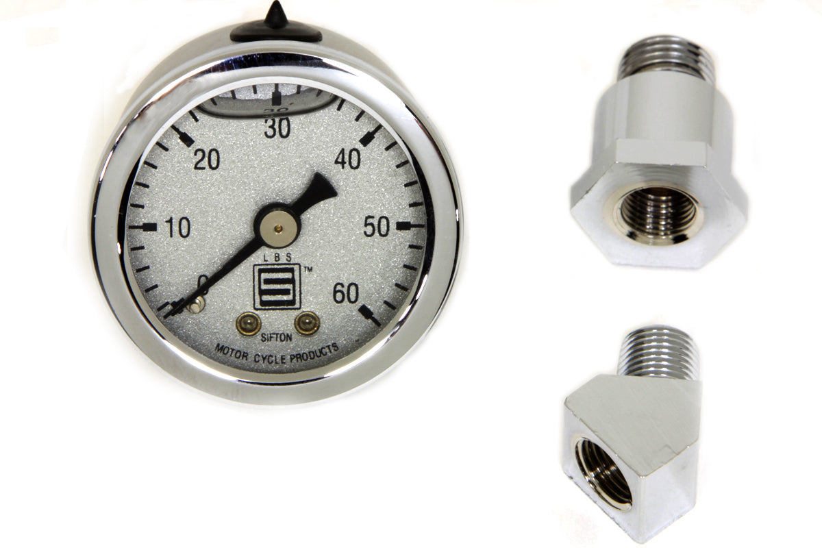HARLEY Oil Pressure Gauge Fits 1970-1984 FX,   1970-1984 FL,