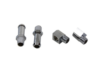 HARLEY Ölpumpen-Fitting-Winkelkit passend für 1968-1984 FL, 1971-1984 FX, 1984-1999 FXST, 1986-1999 F