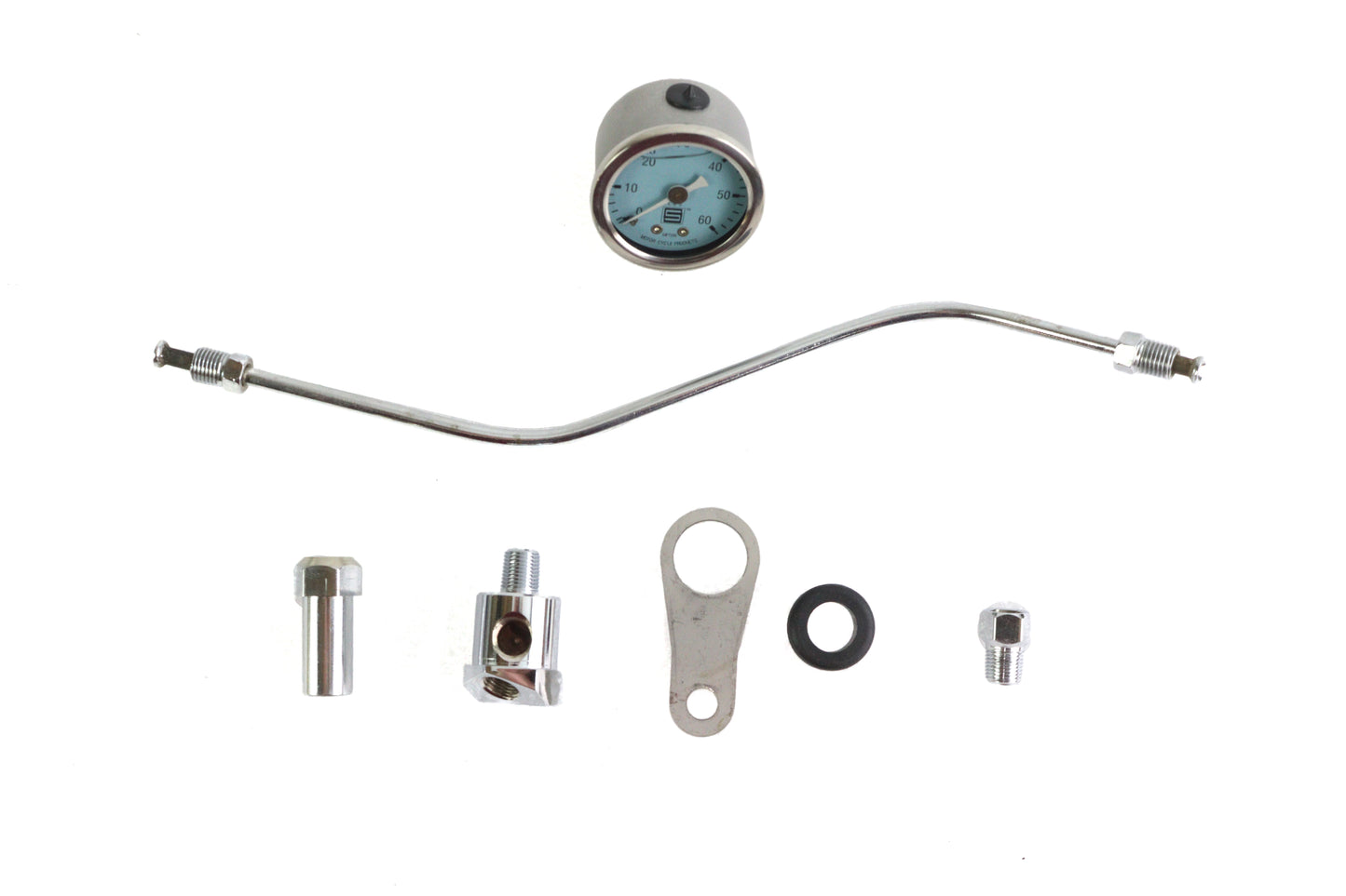 HARLEY Rocker Box Mounted Oil Gauge Kit Fits 1984-1999 FXST,   1984-1999 FLST,   1984-1999 FLT,   19