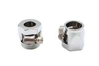 HARLEY Hex Chrome Econo Seal Schlauchend-Set passend für 0- Custom, Anwendung für 15mm Schlauch