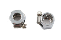 HARLEY Hex Chrome Econo Seal Schlauchend-Set passend für 0- Custom, Anwendung für 15mm Schlauch