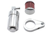 HARLEY Chrome Sifton Engine Breather Oil Collector Fits 0-  Custom, application 0-  Custom, applicat