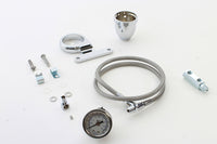 HARLEY Rocker Box Oil Pressure Gauge Kit fits 2004-UP XL,